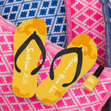 Personalised Flip Flops With Matching Nail Polish