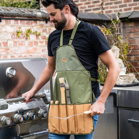 Personalised Barbecue Apron Gift Set