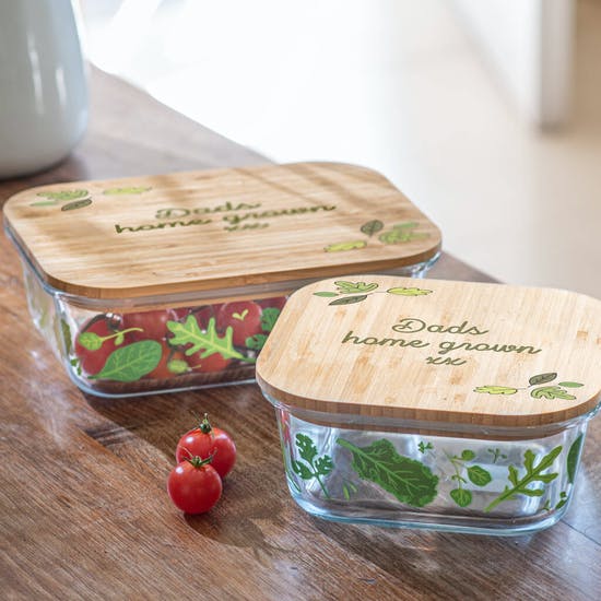 Personalised Glass Storage Container