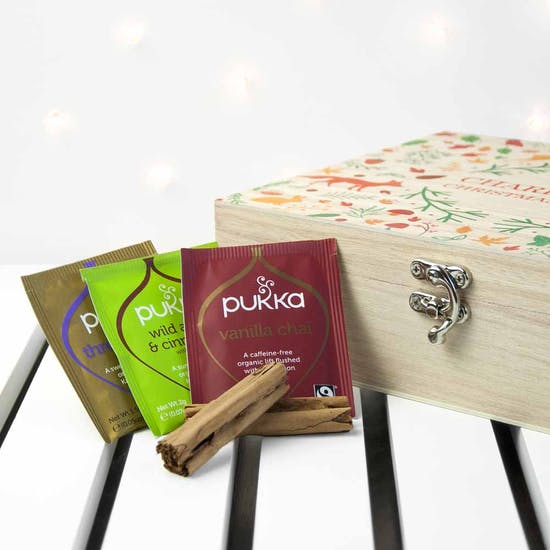 Personalised Christmas Tea Gift Box