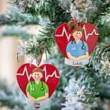 Personalised Medical Hero Heart Decoration