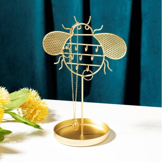 Gold Bee Jewellery Stand