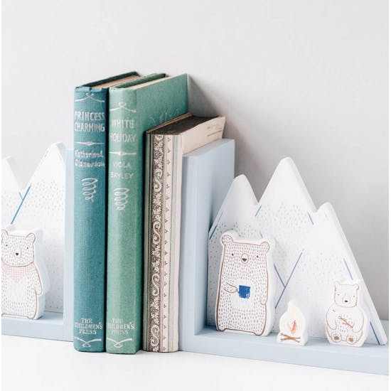 Personalised Bear Camp Bookends