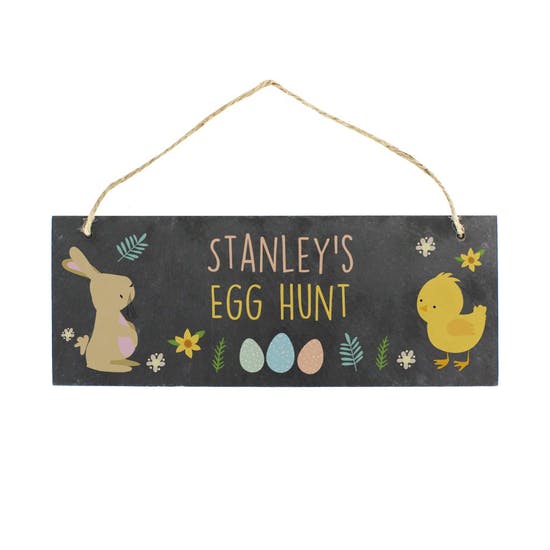 Personalised Easter Hunt Sign