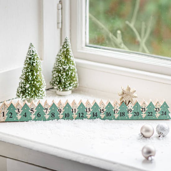 Personalised Wooden Advent With Star