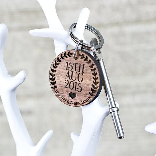 Personalised Special Date Keyring