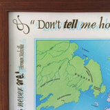 Personalised Framed Places We Have Been Push Pin Map