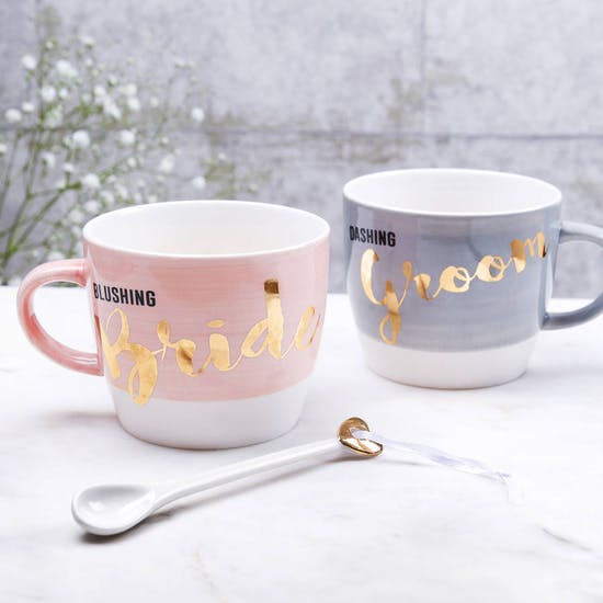 Couples Mug and Spoon Set