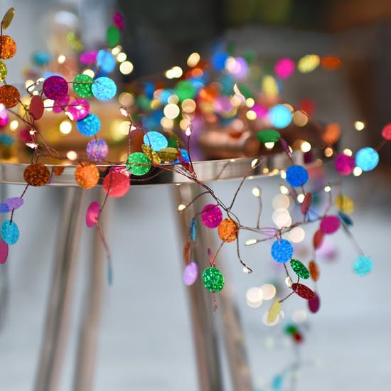 Multi Coloured Confetti String Fairy Light – Letteroom