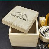 Personalised 'Manctuary' Storage Box
