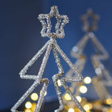 Silver Beaded Christmas Tree