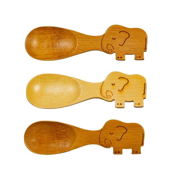 Bamboo Elephant Spoons