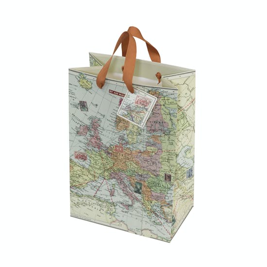 Vintage Map Gift Bag