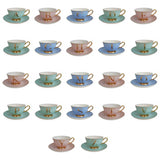 China Letter Cup And Saucer Set