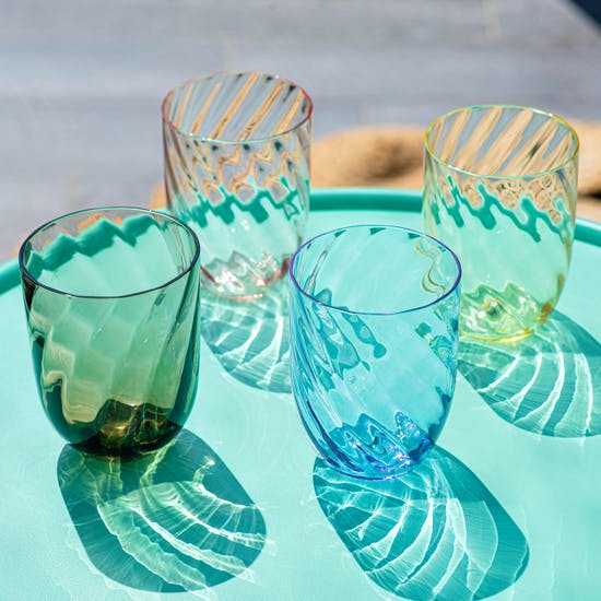 Delicate Glass Ombre Tumblers