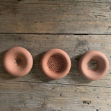 Set Of Three Terracotta Seed Sprouters