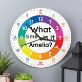 Personalised What Time Is It? Clock