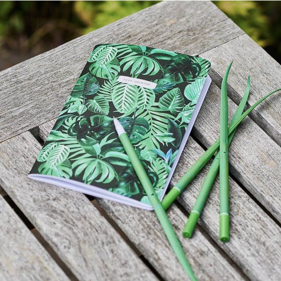 Notebook And Pen Set For A Gardener