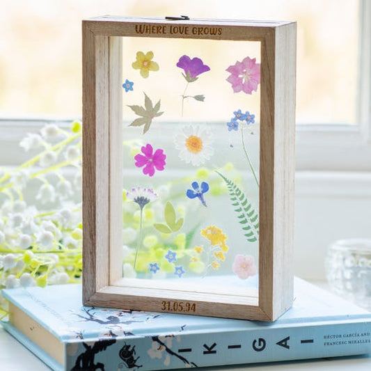 Personalised Pressed Flower Frame