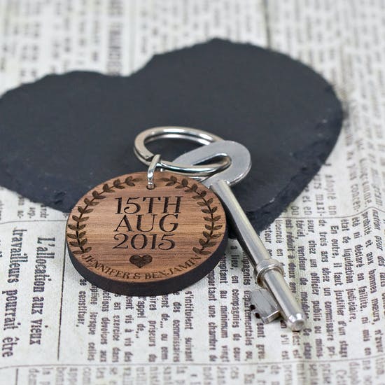 Personalised Special Date Keyring