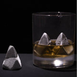 Iceberg Shaped Metallic Drinking Stones
