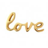 Gold Love Decorative Word