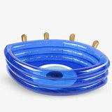 Blue Eye Inflatable Pool With Gold Lashes