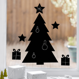 Chalkboard Christmas Tree Wall Sticker