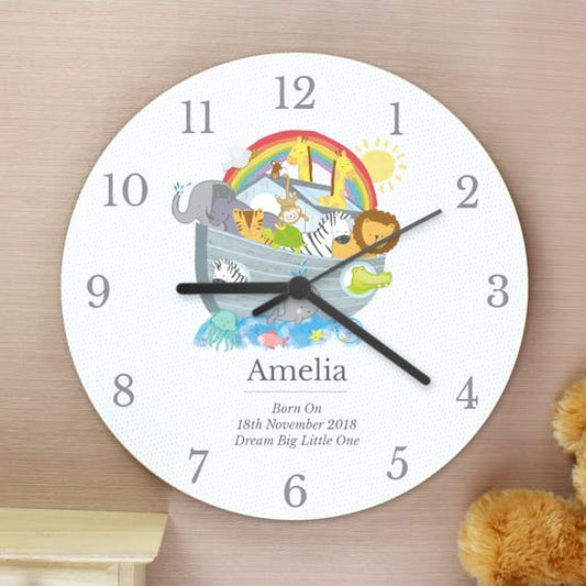Personalised Noah's Ark Clock