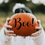 Personalised Halloween Pumpkin Sticker