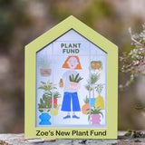 Personalised Greenhouse Plant Fund Money Box