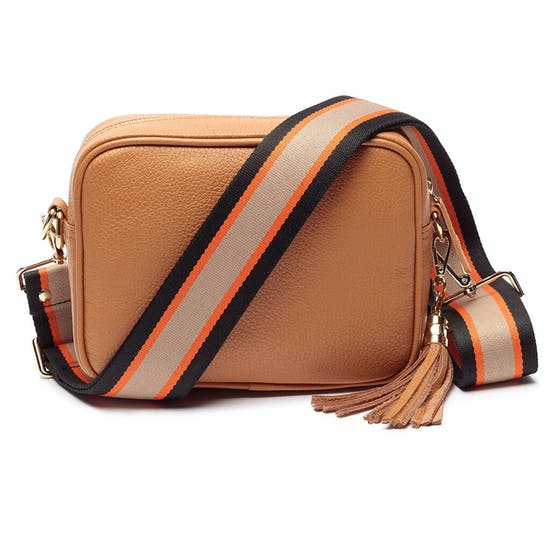 Personalised Tan Leather Handbag