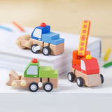 Personalised Wind Up Truck Wooden Train Toy