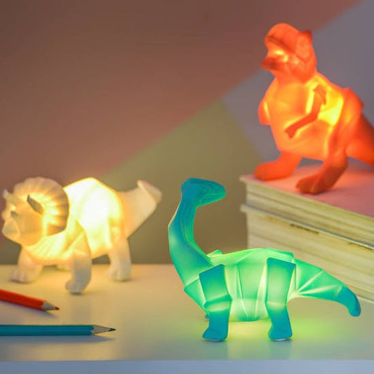 Mini Origami-style Dinosaur Lights