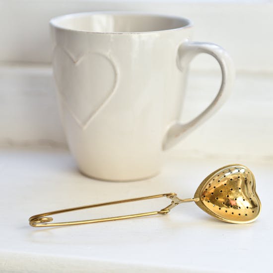Brass Heart Tea Infuser