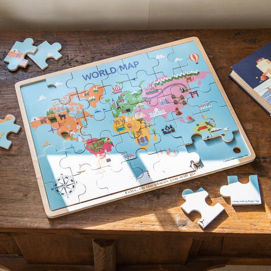 Personalised Wooden Childs World Jigsaw