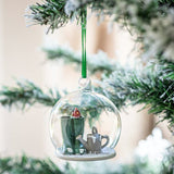Personalised Glass Gardener's Christmas Bauble