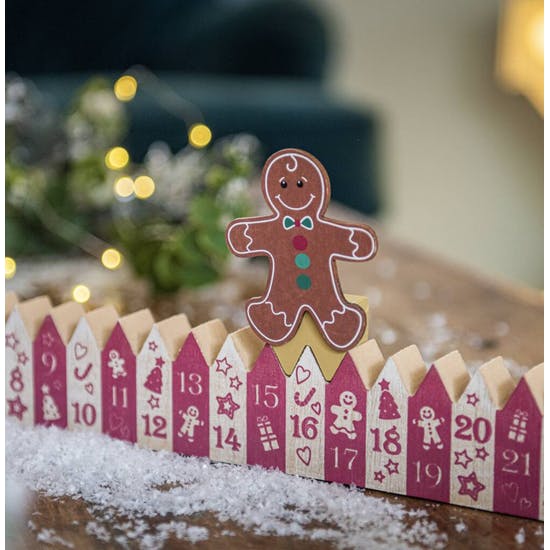 Personalised Advent With A Gingerbread Man