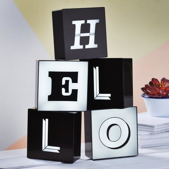 LED Alphabet Light Box