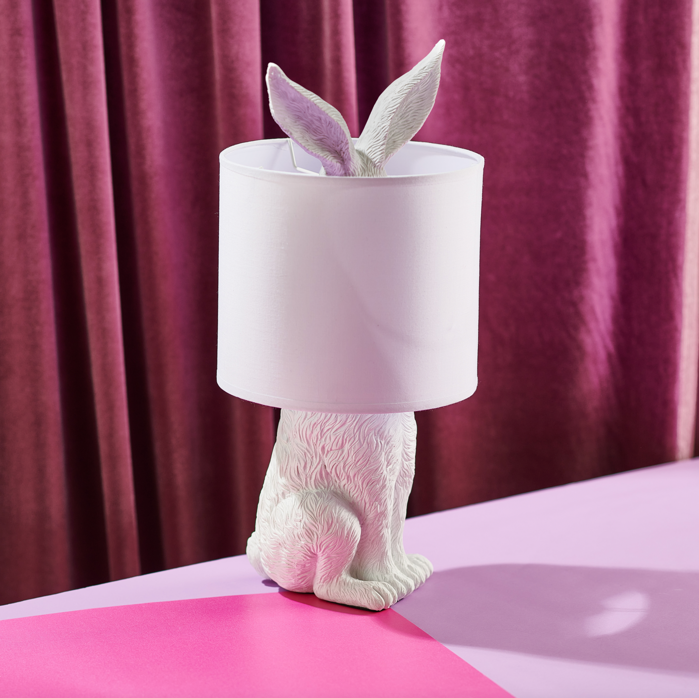 Hiding Rabbit Table Lamp With Shade