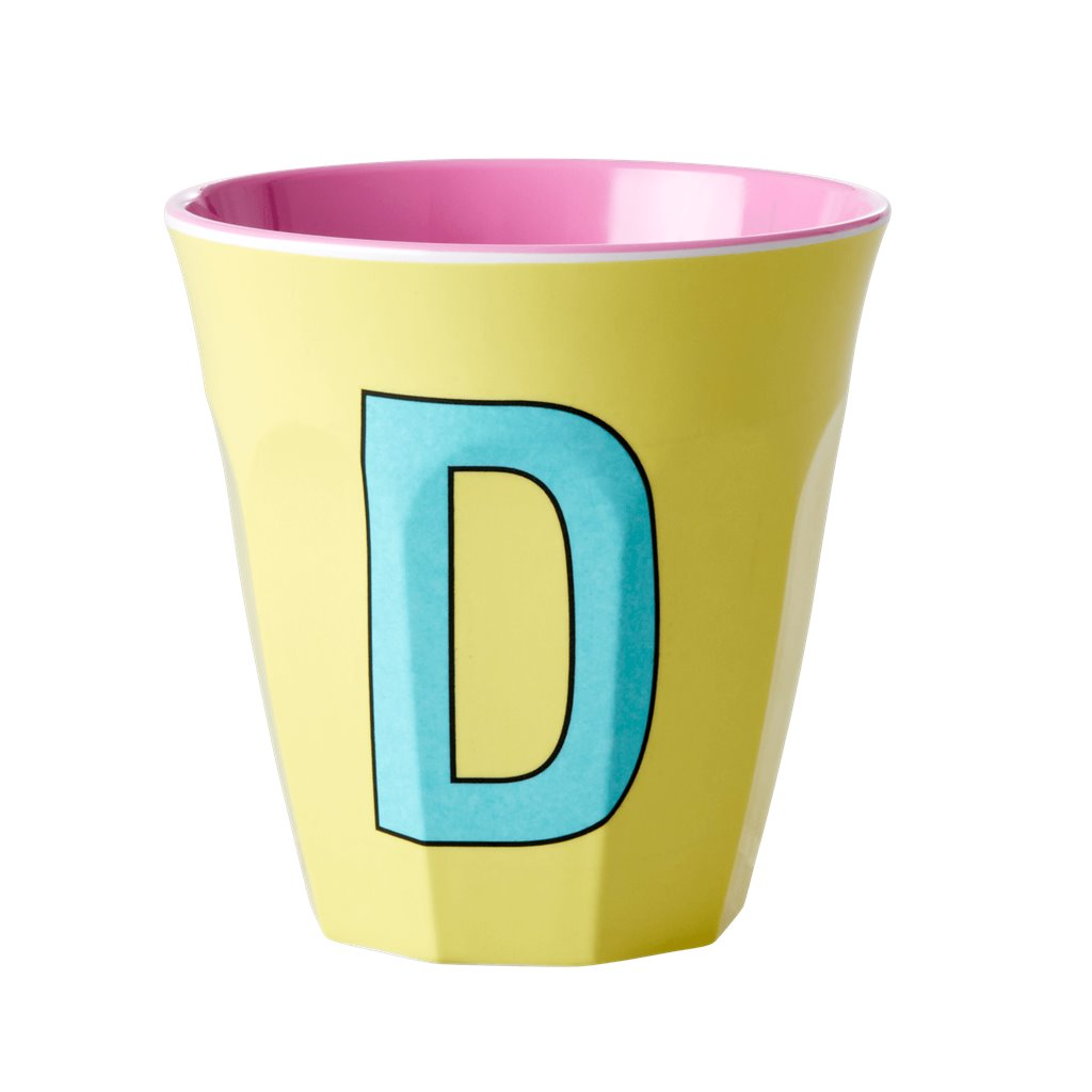 Bright Alphabet Melamine Cups A-Z