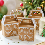 Customisable Gingerbread House Christmas Gift Boxes
