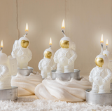 Set Of Six Astronaut Tealight Candles