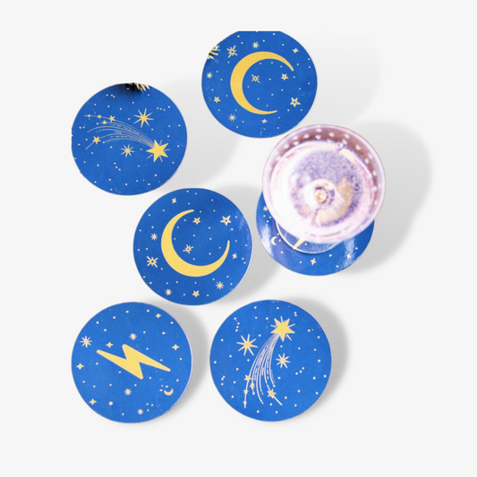 Set Of Six Cosmic Coasters