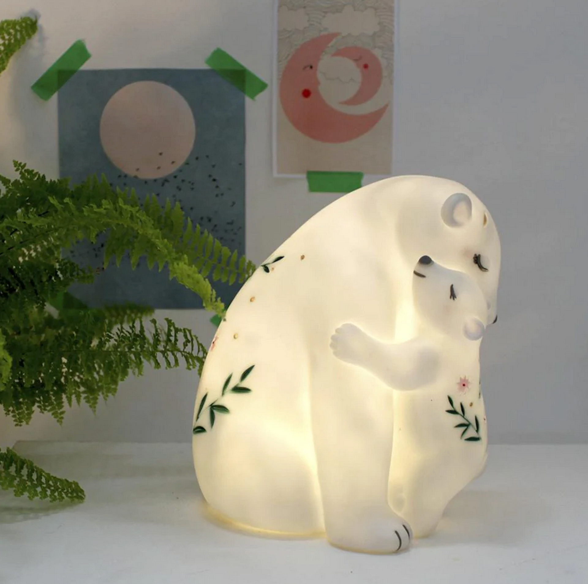Rechargeable Polar Bear and child  Light