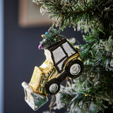 Festive Golden Digger With Tree Bauble