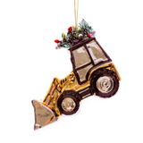 Festive Golden Digger With Tree Bauble