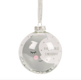 New Baby Personalised Christmas Bauble