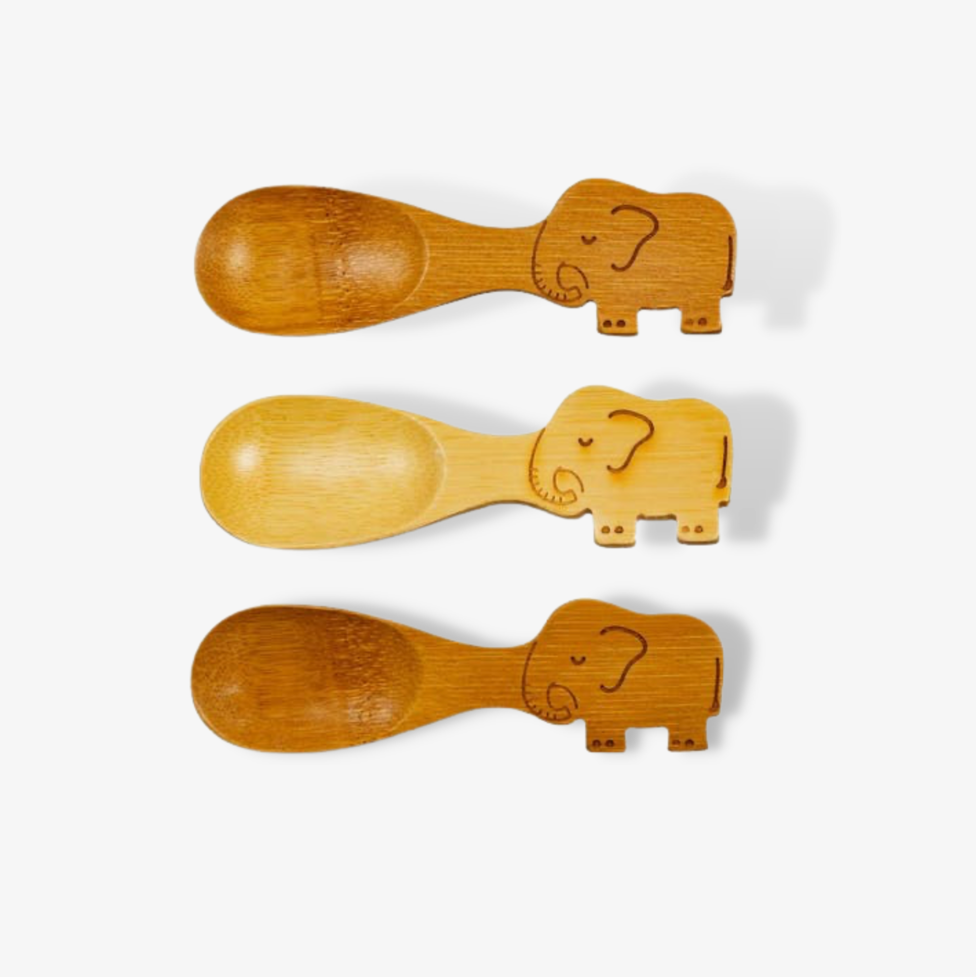 Bamboo Elephant Spoons