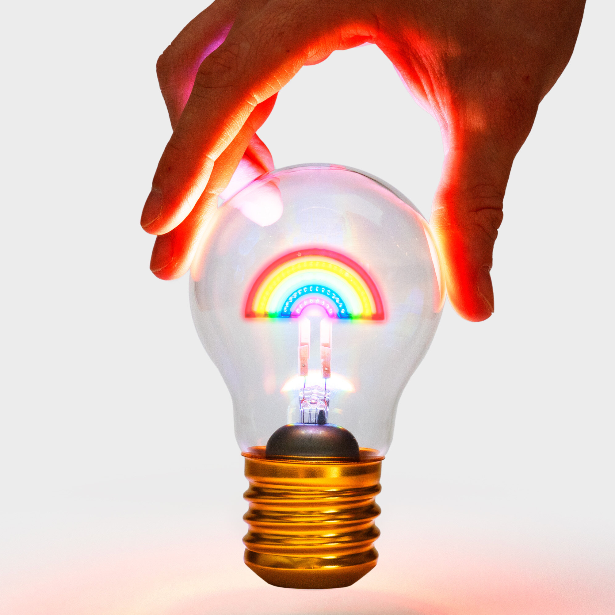 Cordless Edison Rainbow Lightbulb